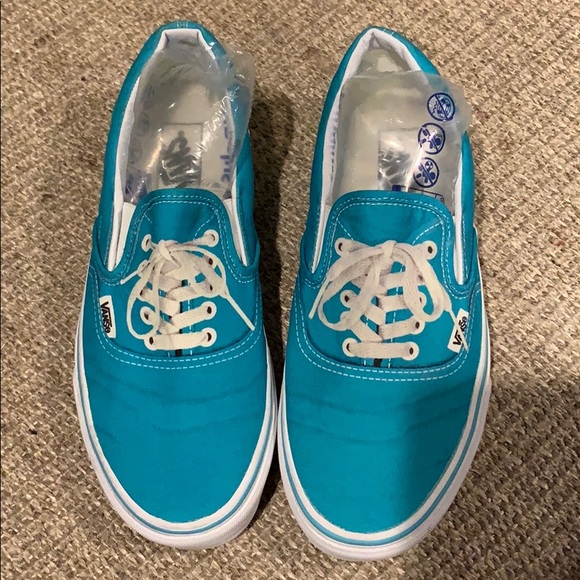 teal van shoes